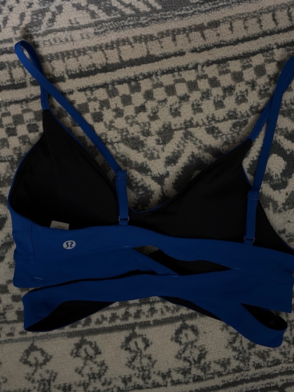 lululemon athletica Royal Blue Crisscross Sports Bra - Picture 3 of 3